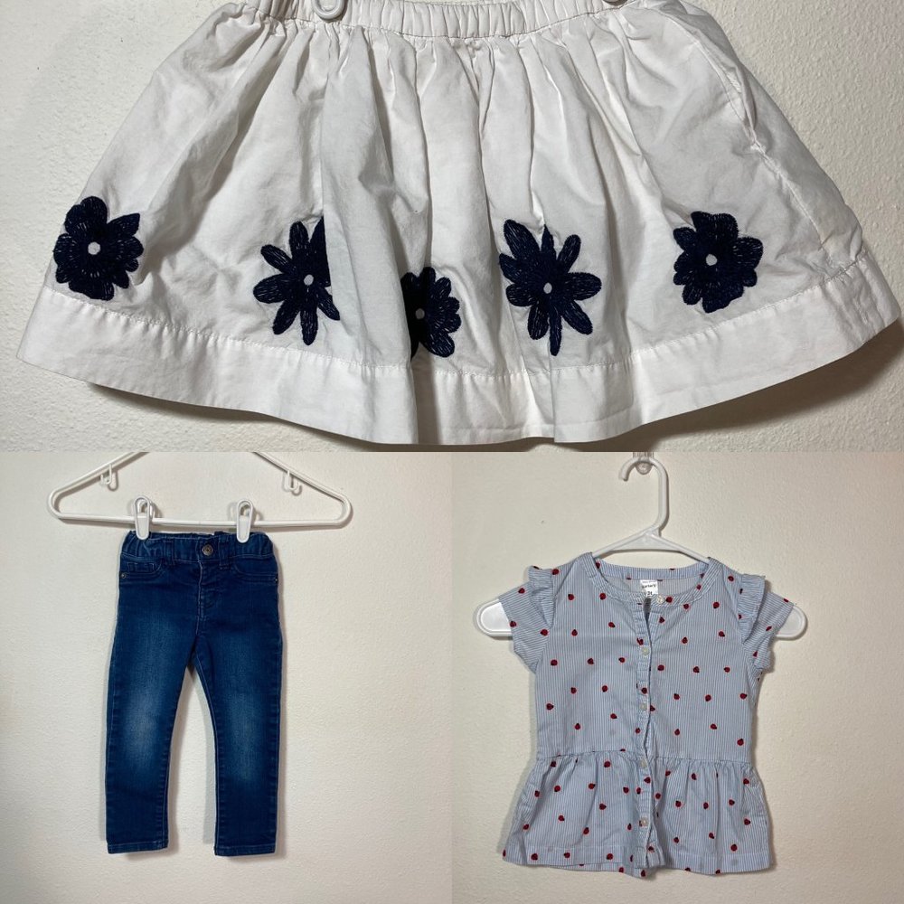 Toddler Spring Garden Bundle Crewcuts, Cat & Jack Carter's 2T/3T